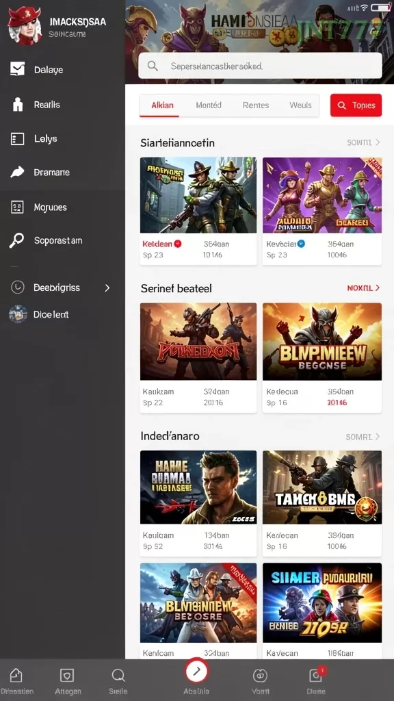 Pratinjau antarmuka jnt777 — aplikasi APK resmi Android v2.5.6